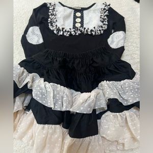 Persnickety toddler shirt and skirt.